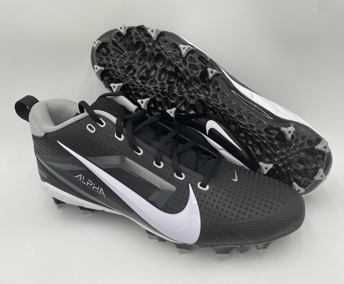 New Nike Alpha Menace 4 Varsity Football Cleats Black Men display picture 2