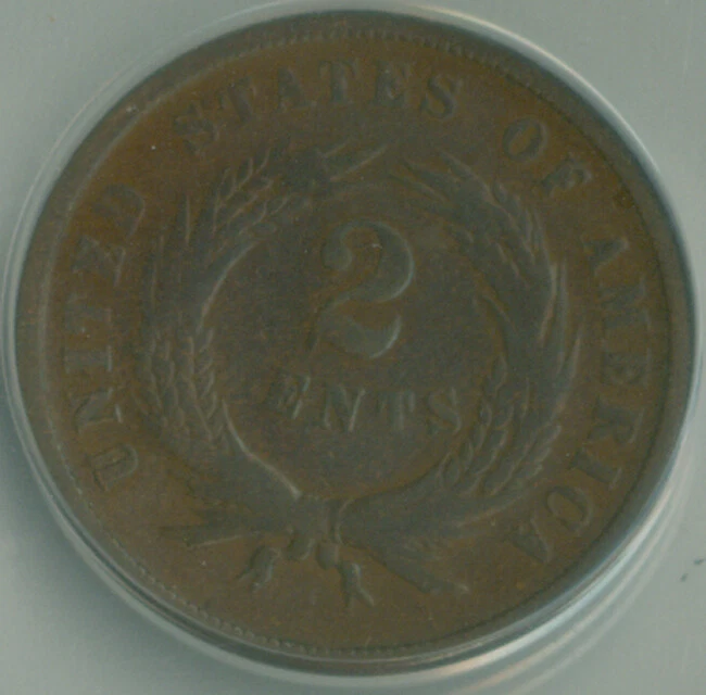 1867 2c  ANACS F-15  (2228238) - Image 4 of 4