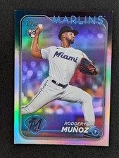 2024 Topps Update Rainbow Foil #US322 Roddery Munoz (RC) Marlins Rookie