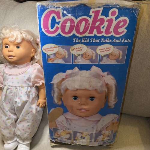 Vintage 1992 Cookie The Kid Doll With Box Spectra - Picture 4 of 8
