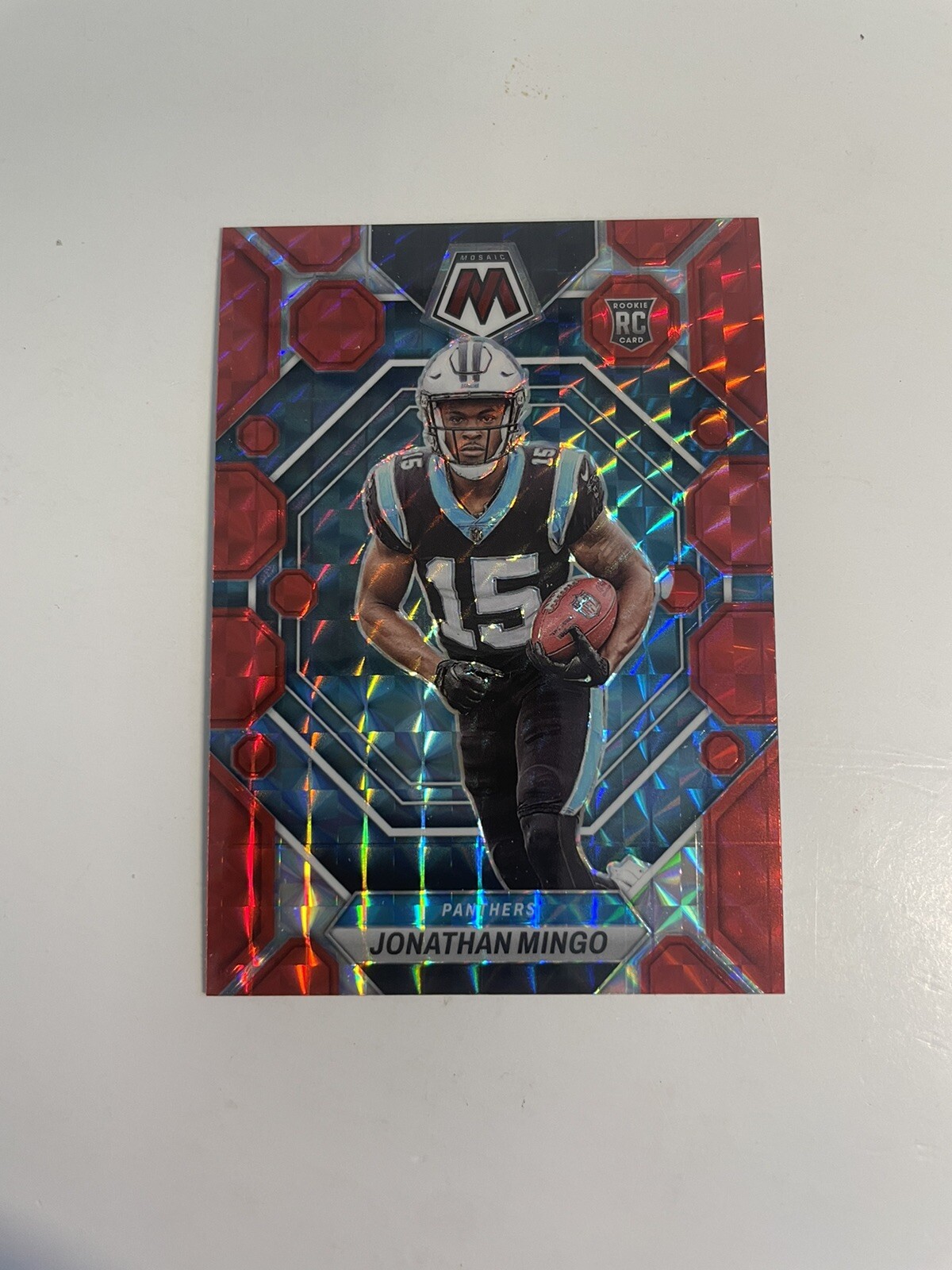2023 PANINI MOSAIC RED JONATHAN MINGO RC #336