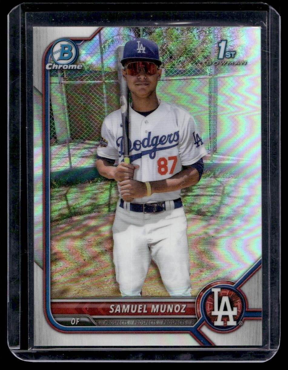 2022 Bowman Chrome #BCP-161 Samuel Munoz Refractor /499