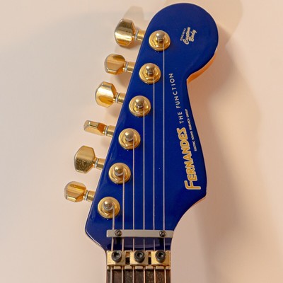 ☆FERNANDES☆FST-55 ブルーメタリック 状態良好 ミディアムスケール