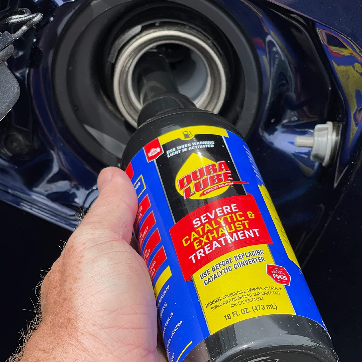 Severe Catalytic and Exhaust Treatment Cleaner Fuel Additive, 16 Fl. Oz, (PN: HL
