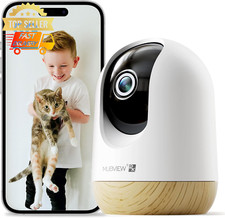 2K Baby Monitor Camera WiFi Audio Night Vision PTZ 5G/2.4G App SD Cloud