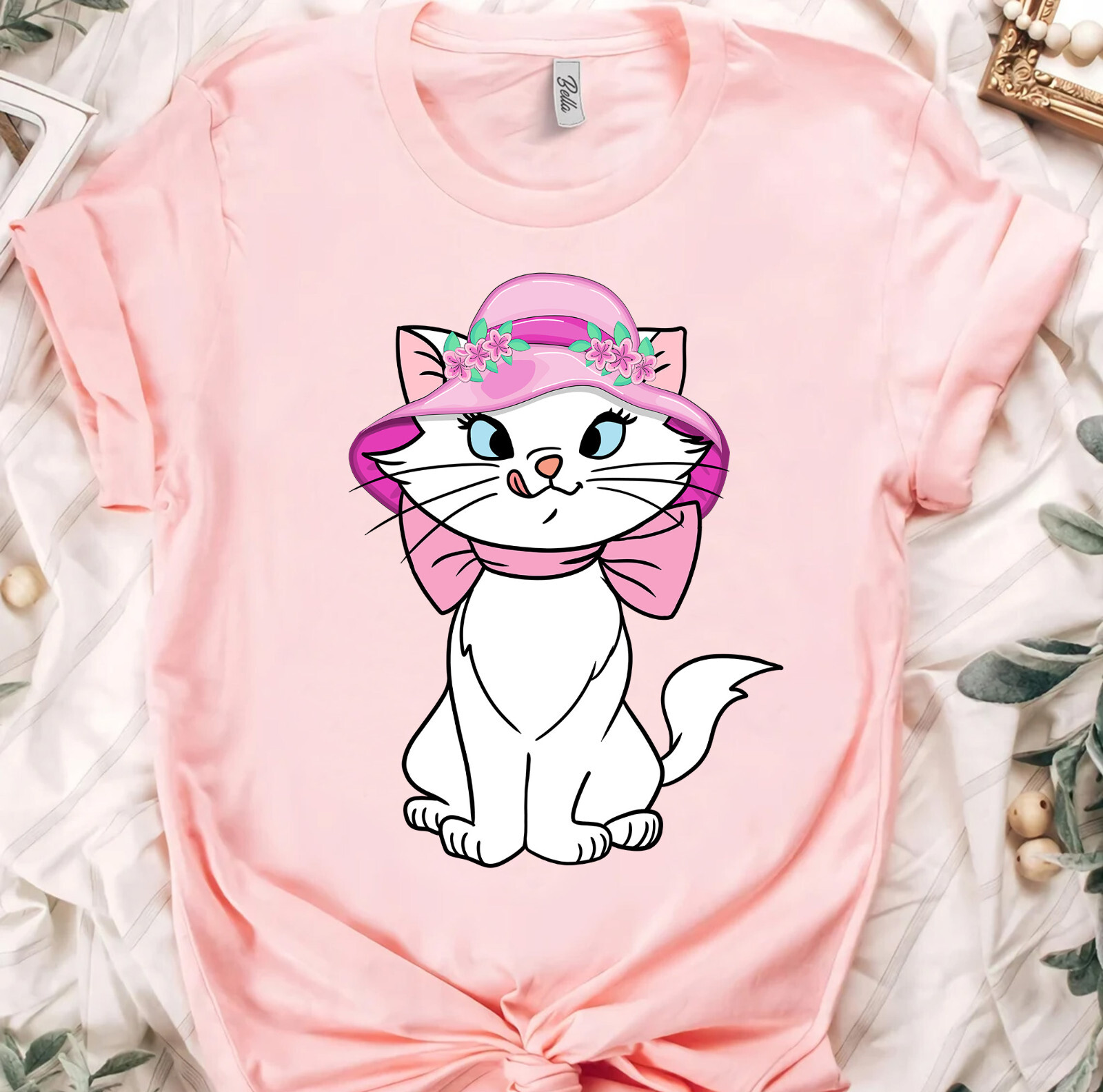 Disney Marie Cat The Aristocats Valentines Day Shirt