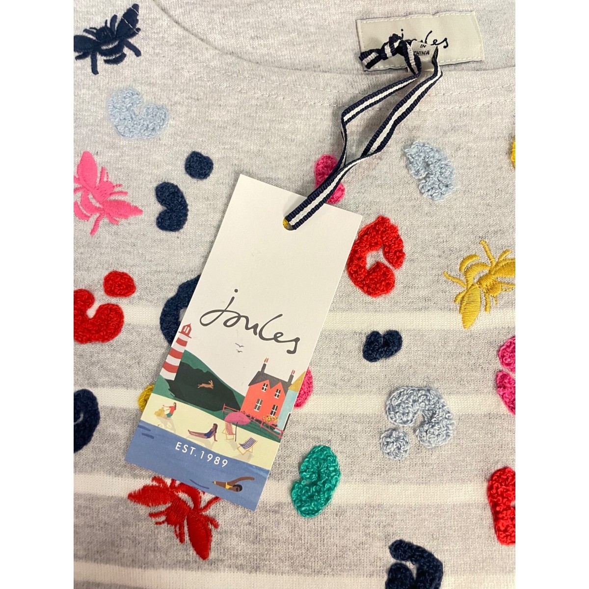 joules harbour luxe long sleeve jersey top