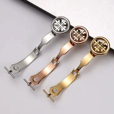 16/18mm For Patek Philippe PP Stainless Steel Buckle Watch Flower Folding Clasp
