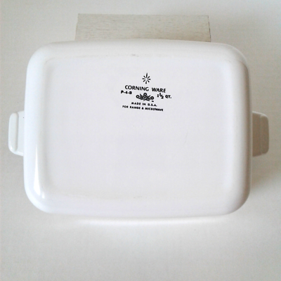 Vintage Corning Ware Qt Loaf Dish Blue Cornflower Series P-4-B