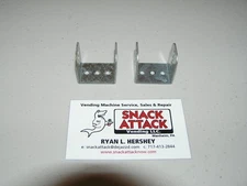 (2) ANTARES COMBO VENDING MACHINE COIN MECH 3 HOLE SNACK BRACKETS
