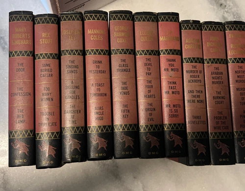 DMG Mysteries Lot Of 10 Books Mysteries Per Book Crimes Detectives Novels VTG