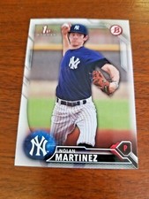 NOLAN MARTINEZ 2016 BOWMAN DRAFT BD-106 YANKEES (FIRST PROSPECT BASE)