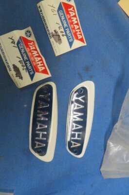 Yamaha 80 YG1 YG1K YG1T YG1TK L/R Fuel Tank Emblem Aftermarket