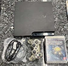 Sony PlayStation 3 Slim CECH-2001 120GB Console - Black - Complete  On Sale  