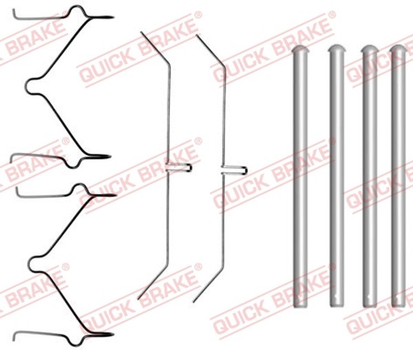 Quick Brake ZubehöRsatz Scheibenbremsbelag 109-1701 FüR Land Cruiser 100 Toyota-image