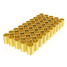 GASHER 50PCS Hose Ferrules Brass Fitting 7327, 16mm Air Hose Crimping Fittings U