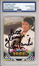 2011 Topps Michael Jackson Thriller John Landis SIGNED AUTOGRAPH PSA DNA COA
