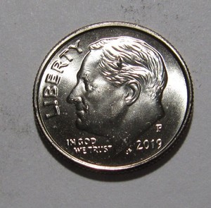 2019 Roosevelt Dime - NICE BU Condition / Obverse Cud - 242SA