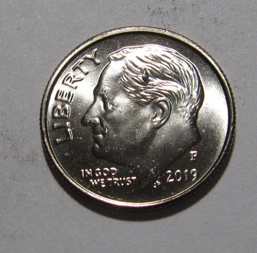 2019-P Roosevelt Dime — photo from the most recent tracked eBay sale