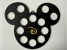 Disney Mickey Mouse Disneyland Paris Collectible Coin Holder Display Black Gold