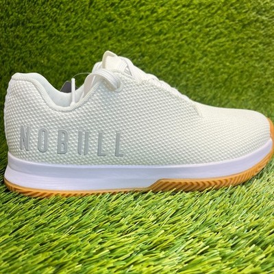 Nobull Court Trainer Womens Size 8.5 White Gum Running Training Shoes Sneakers