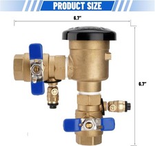 3/4 720A Pressure Vacuum Breaker Assembly Bra...
