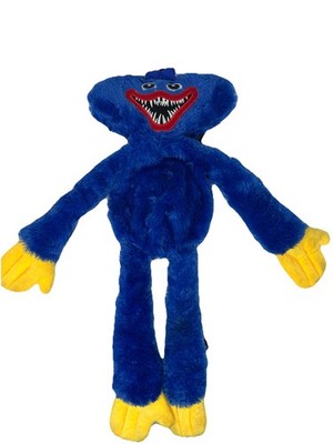 Poppy's Playtime Huggy Wuggy Plush Large Backpack Poppy 24'' Kids Blue Bag