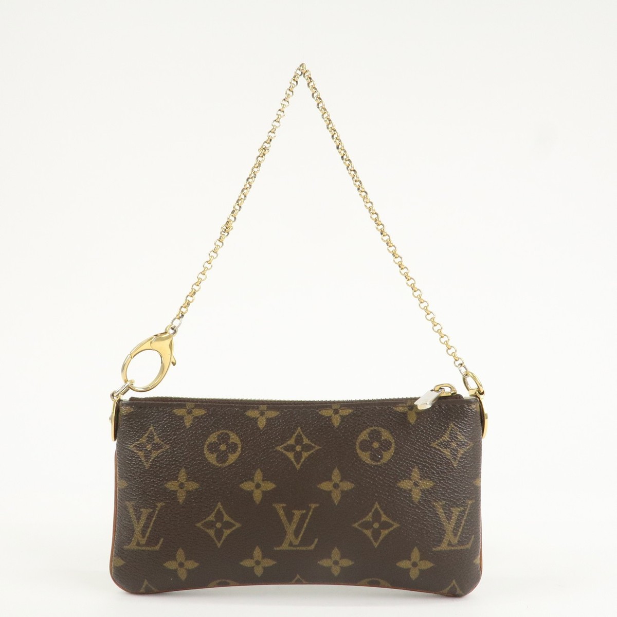 Gold Chain Pochette Nm Vuitton Auth Louis Vuitton Monogram