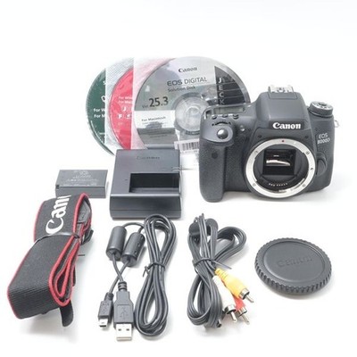 Canon EOS 8000D Gehäuse Top Zustand Low Shutter Count 5404 Auslösungen