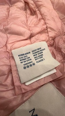 aen Moncler Joelle Quilted Puffer Jacket Pink Infant 9-12 Months | eBay