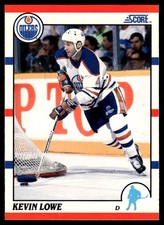 1990-91 Score American KEVIN LOWE #170 Edmonton Oilers HOF