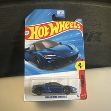 2026 HOT WHEELS INTERNATIONAL SHORT CARD BLUE FERRARI SF90 STRADALE 41/250