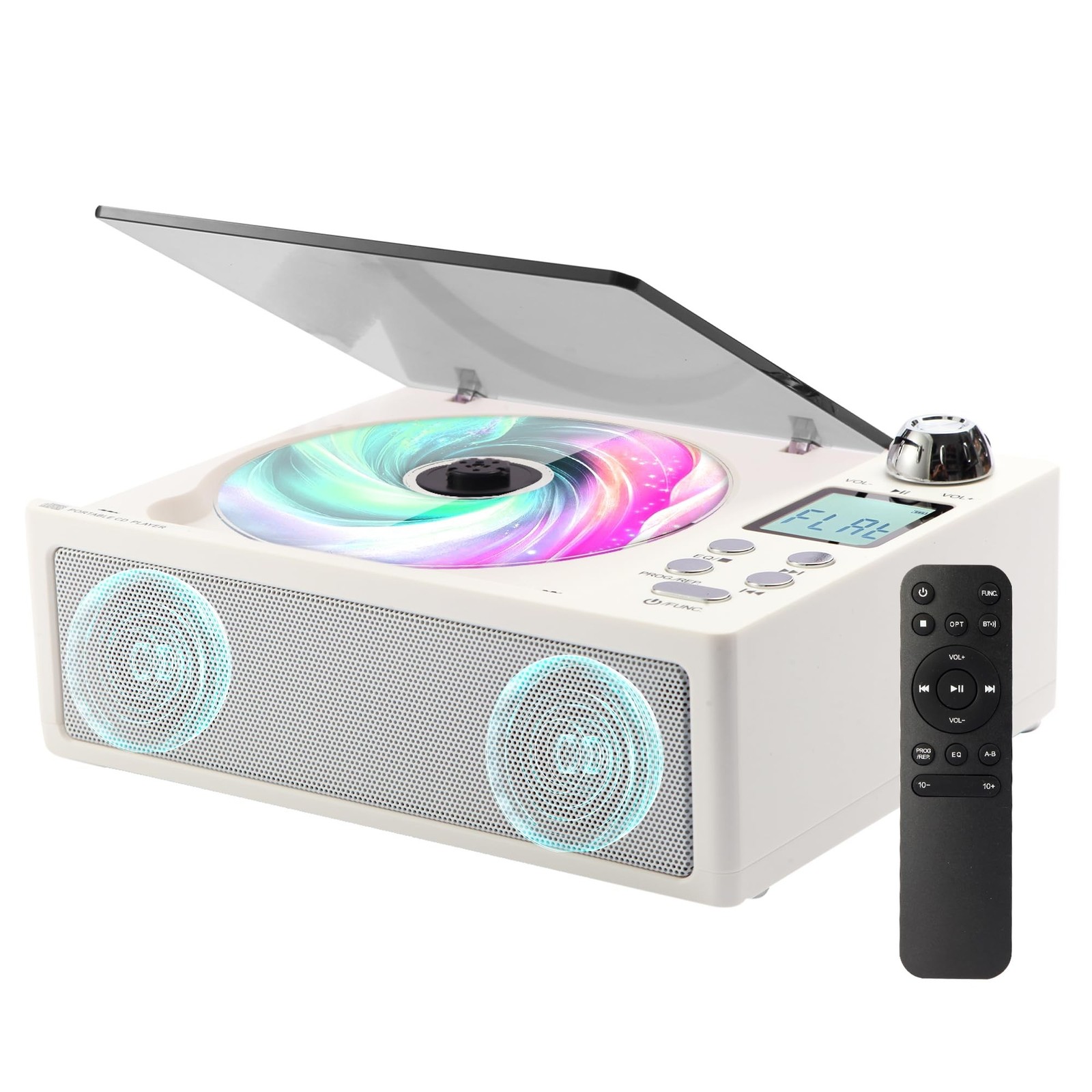 Portable, Desktop Cd Players For Home With Cable And Adapter