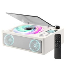 CD Player Portable, Desktop CD Players for Home with Cable and Adapter, Dual ...