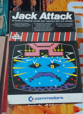 Jack Attack Commodore 16/ 116 / Plus/4 (1983) (Modul, Box, Manual) works 8-bit