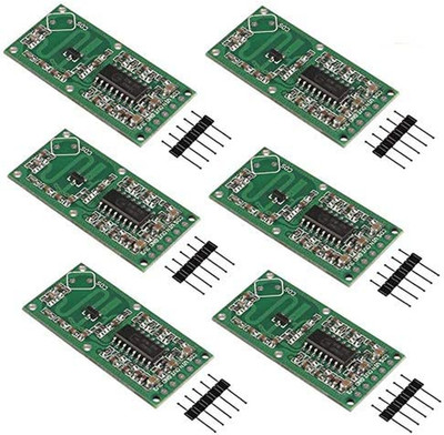 6PCS RCWL-0516 Microwave Radar Motion Sensor Module for Arduino ESP8266 Nodemcu