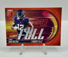 2025 Donruss Elite NICO COLLINS Red Foil COLOR MATCH Full Throttle Texans /99