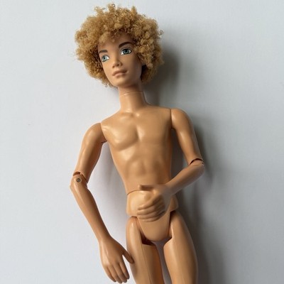 Mattel My Scene Bryant Doll Articulated No Clothing 13  Nude, Curly Hair, VTG
