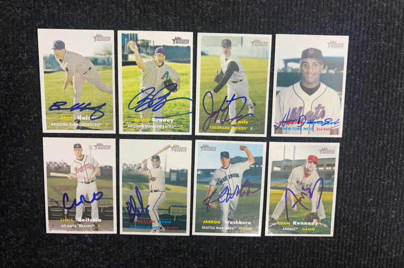 2006 Topps Heritage Autographed Lot (16)