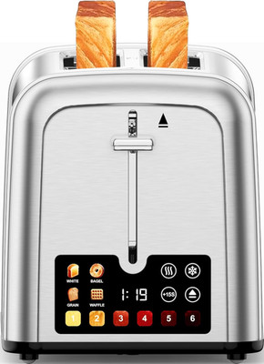 Touch Screen Toaster 2 Slice Retro Stainless Steel,Best Prime 2 Slice Toaster Wi
