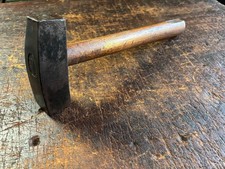 Martillo de cabeza de perro vintage 45 oz doble cara plana herrero panel batidor cobre Smith