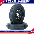 ✅4.80-12 4.80x12 480-12 Trailer Tires on Rim 12" Rim 5 lug on 4.5" Load Rang C