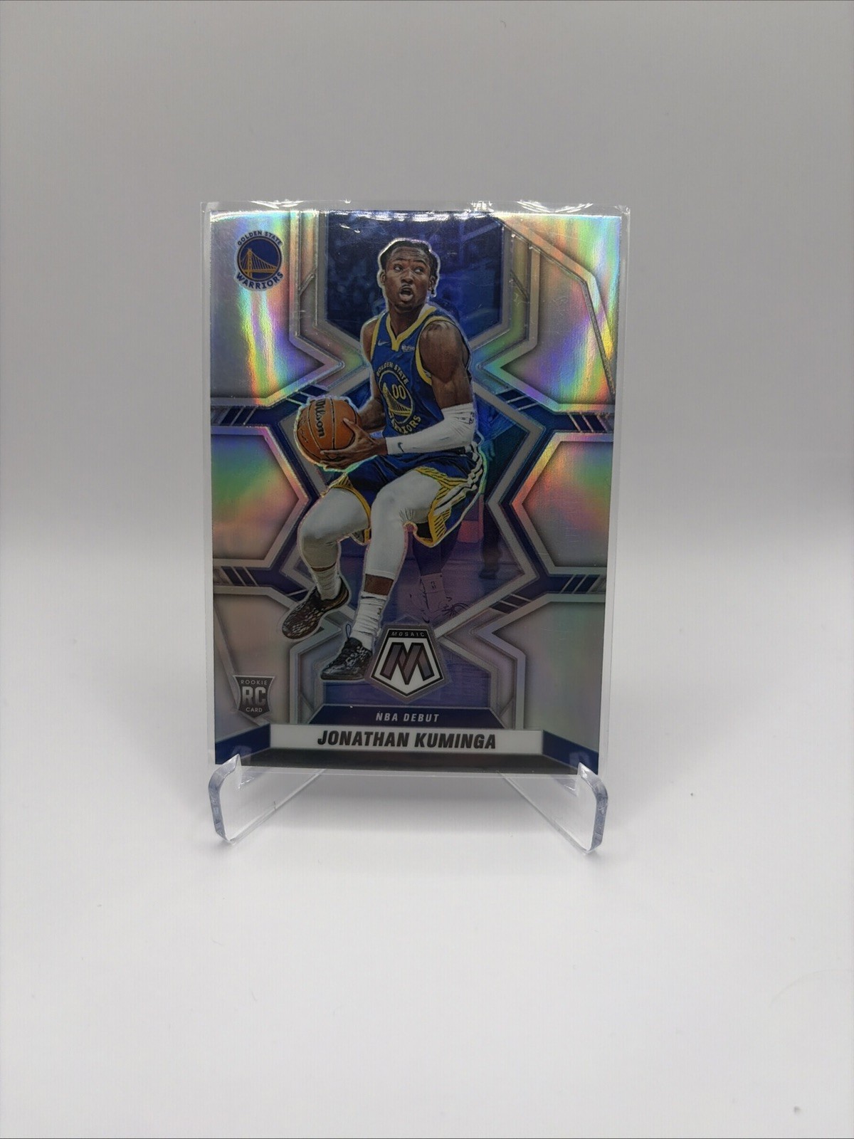 2021-22 Panini Mosaic NBA Debut Jonathan Kuminga #268 Silver Prizm (RC)