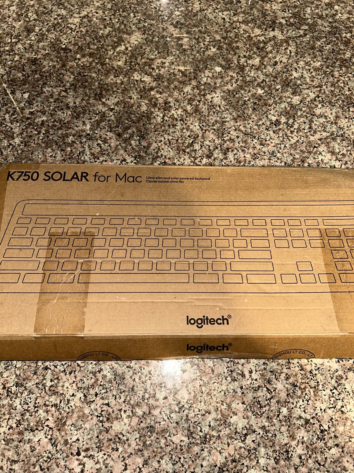 Logitech K750 Wireless Solar Keyboard for Mac Silver Ultra-S