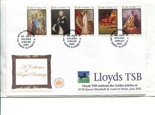Isle of Man 2002 Golden Jubilee FDC cancelled Royal Avenue