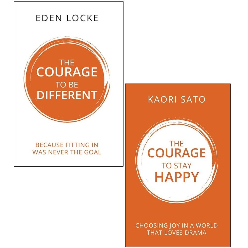 Courage To Stay Happy,Courage To Be Different  Eden Locke 2 Books Collection Set