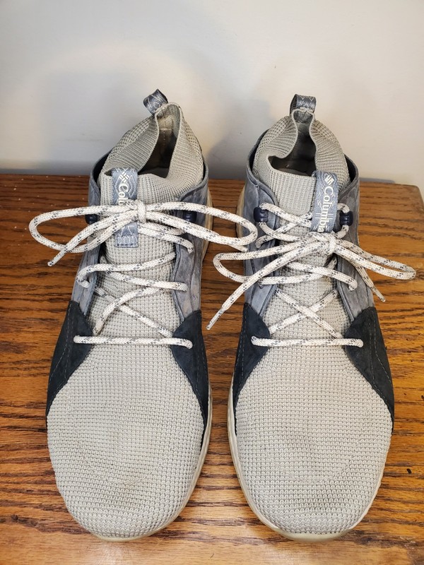 COLUMBIA SH FT OUTDRY MID WATERPROOF HIKING SNEAKERS SHOES Gray Mens SZ 10.5