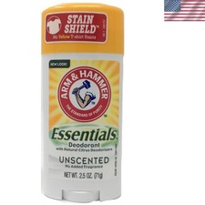 Essentials Natural Deodorant   Unscented, 2.5 oz: Aluminum-Free  Effective