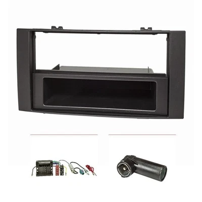 Kit cache radio adapté pour support ISO VW Touareg Multivan T5 Quadlock Fakra - Photo 1/4