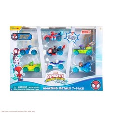 Spidey and His Amazing Friends Diecast Amazing Metal Water Webs Vehicle - 7pk
